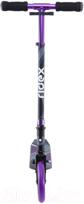 Самокат городской Ridex Liquid 180мм (черный/фиолетовый)