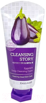 

Пенка для умывания Welcos, Cleansing Story Deep Cleansing Foam Eggplant
