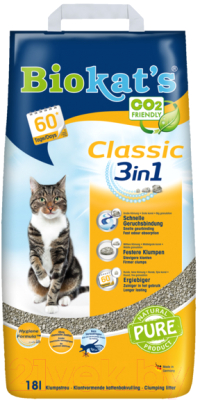 

Наполнитель для туалета Biokat's, Classic / 613789