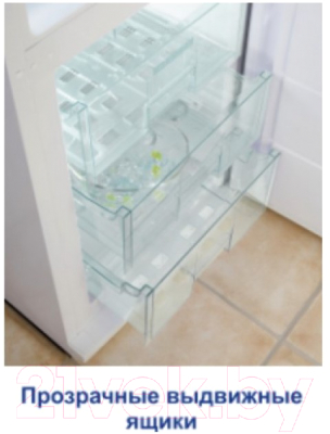 Холодильник с морозильником Snaige RF31SM-P100223