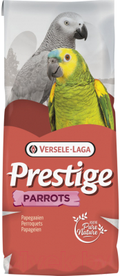 Корм для птиц Versele-Laga Parrots Prestige для крупных попугаев / 421820 (15кг)