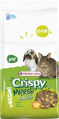 Корм для грызунов Versele-Laga Crispy Muesli Rabbits / 461129 (20кг)