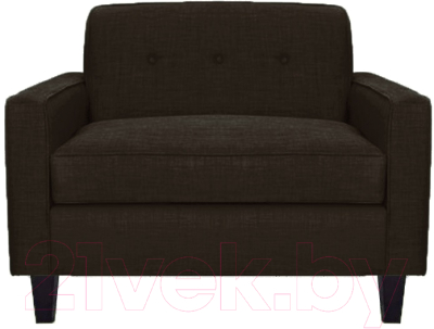 Кресло мягкое Brioli Берн (J5/коричневый)