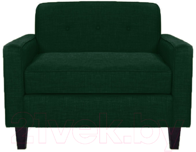 Кресло мягкое Brioli Берн (J8/темно-зеленый)