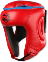 Боксерский шлем RSC PU BF BX 208 (XL, красный) - 
