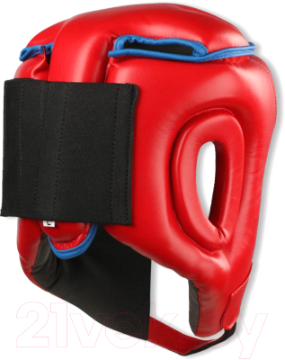 Боксерский шлем RSC PU BF BX 208 (XL, красный)