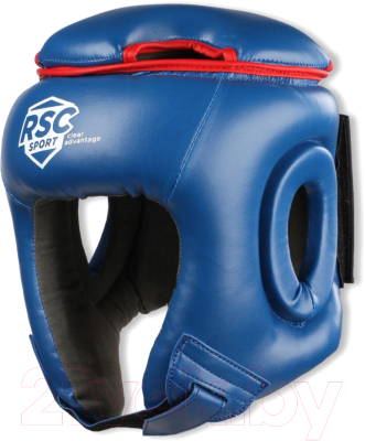 Боксерский шлем RSC PU BF BX 208 (XL, синий)