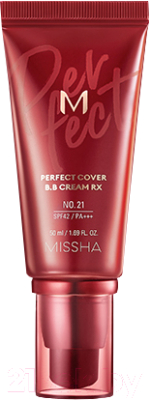 BB-крем Missha M Perfect Cover BB Cream RX No.21 Light Beige (20мл)