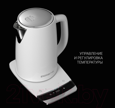 Изображение товара Электрочайник Polaris PWK 1755CAD (белый)