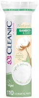 Ватные диски Cleanic Naturals Cotton & Bamboo (110шт) - 