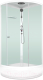 Душевая кабина Domani-Spa Simple 99 Mid / DS01Sm99MWCl00 (белый/прозрачное стекло) - 