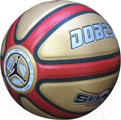 Баскетбольный мяч Dobest PU 810RG PK (красный/золото)