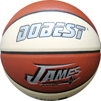 Баскетбольный мяч Dobest PU 884 PK (оранжевый/белый) - 