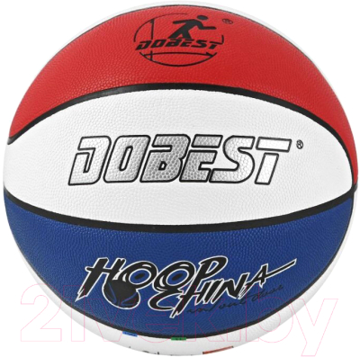 Баскетбольный мяч Dobest PU 885 PK (синий/красный/белый)