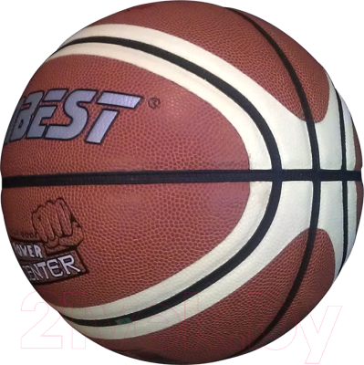 Баскетбольный мяч Dobest PU 886 PK (коричневый/белый)