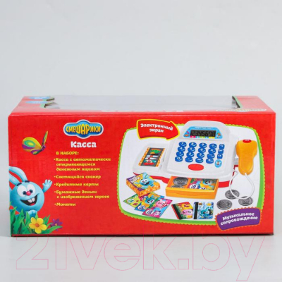 Касса игрушечная Sima-Land Касса со звуковыми и световыми эффектами / 2874582