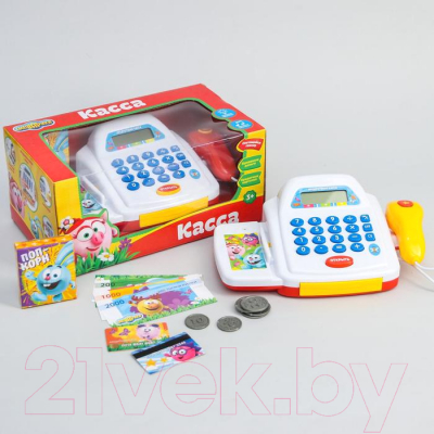 Касса игрушечная Sima-Land Касса со звуковыми и световыми эффектами / 2874582