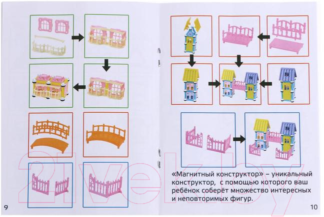 Конструктор магнитный Unicon Magnet Необычные фигуры (108 деталей) / 1387364