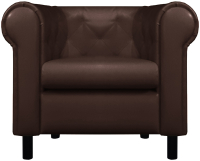 Кресло мягкое Brioli Винчестер (L13/коричневый) - 
