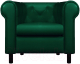 Кресло мягкое Brioli Винчестер (L15/зеленый) - 