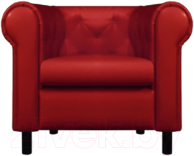 Кресло мягкое Brioli Винчестер (L16/вишневый)