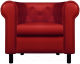 Кресло мягкое Brioli Винчестер (L16/вишневый) - 