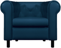 Кресло мягкое Brioli Винчестер (L18/синий) - 