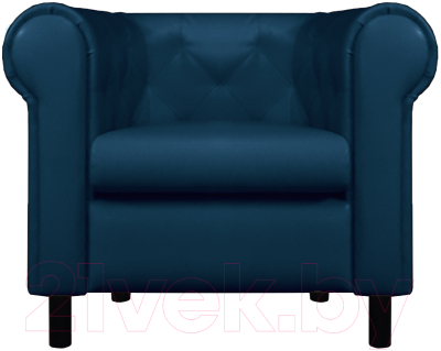 Кресло мягкое Brioli Винчестер (L18/синий)