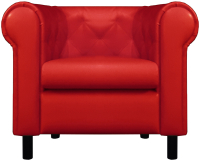 Кресло мягкое Brioli Винчестер (L19/красный) - 