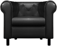 Кресло мягкое Brioli Винчестер (L22/черный) - 