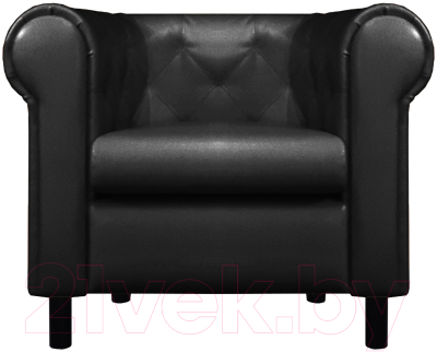 Кресло мягкое Brioli Винчестер (L22/черный)