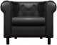 Кресло мягкое Brioli Винчестер (L22/черный) - 