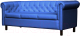 Диван Brioli Винчестер трехместный (L18/синий) - 