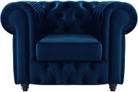 Кресло мягкое Brioli Честерфилд (B69/синий) - 