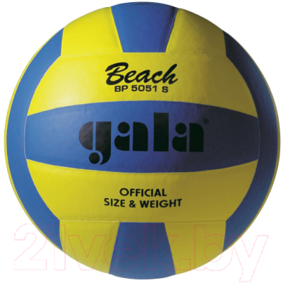Мяч волейбольный Gala Sport Beach / BP 5051 S (желтый/синий)