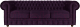 Диван Brioli Честер Классик трехместный (B40/фиолетовый) - 