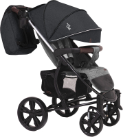 Детская прогулочная коляска Bubago Model One (Black/Light Grey) - 