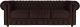 Диван Brioli Честер Классик трехместный (B74/коричневый) - 