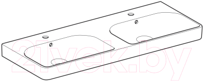 Умывальник Geberit Smyle Square 500.223.01.1