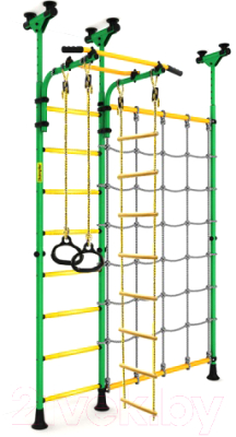 Детский спортивный комплекс Kampfer Gridline Ceiling (зеленый/желтый)