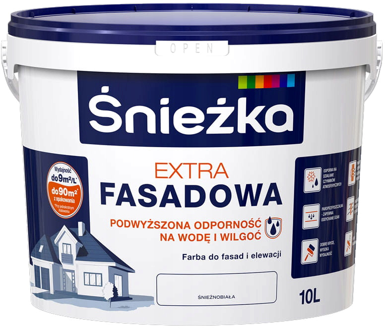 Краска Sniezka Extra Fasadowa (10л, белый)