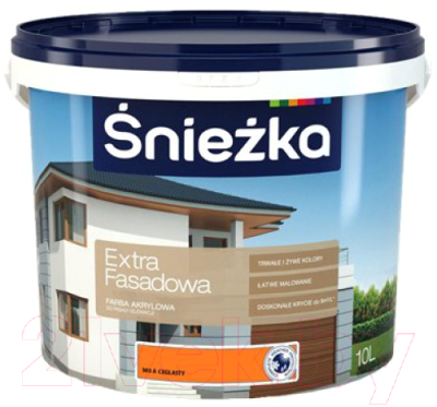 

Краска Sniezka, Белый, Extra Fasadowa