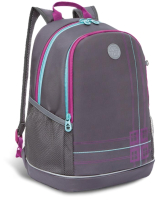 Школьный рюкзак Grizzly RG-163-3 (серый) - 