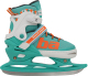 Миниатюра изображения товара Коньки раздвижные Black Aqua AS-408 (р-р 31-34, мятный/оранжевый)