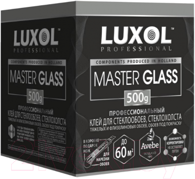 Клей для обоев Luxol Professional Master Glass (500г)