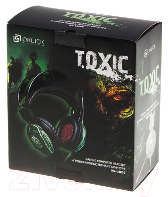 Наушники-гарнитура Oklick HS-L500G Toxic