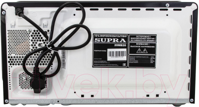 Микроволновая печь Supra 20MB20 (черный)