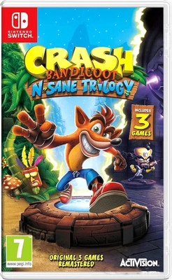 

Игра для игровой консоли, Switch Crash Bandicoot N'sane Trilogy