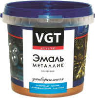 Эмаль VGT ВД-АК-1179 Универсальная Металлик (1кг, аквамарин) - 