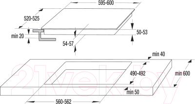 Комплект встраиваемой техники Gorenje BO735E32BG-2 + ECT643WCSC